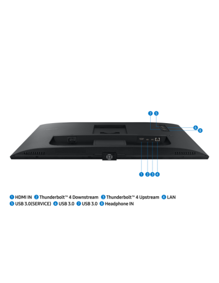Samsung ViewFinity S80TB 68,6 cm (27") 3840 x 2160 Pixeles 4K Ultra HD LED Negro