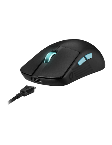 ASUS ROG Harpe Ace Aim Lab Edition ratón Ambidextro RF Wireless + Bluetooth + USB Type-A Óptico 36000 DPI