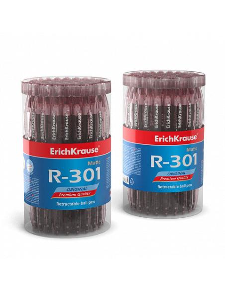 BOLÍGRAFO DE BOLA AUTOMÁTICO R-301 ORIGINAL MATIC 0.7, COLOR DE LA TINTA: ROJO ERICH KRAUSE 46766