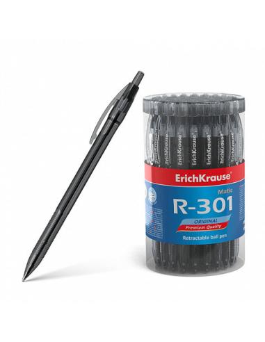 BOLÍGRAFO DE BOLA AUTOMÁTICO R-301 ORIGINAL MATIC 0.7, COLOR DE LA TINTA: NEGRO ERICH KRAUSE 46765