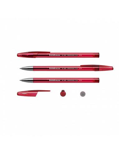 BOLÍGRAFO DE GEL R-301 ORIGINAL GEL 0.5, COLOR DE LA TINTA: ROJO ERICH KRAUSE 42722