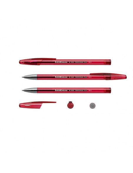 BOLÍGRAFO DE GEL R-301 ORIGINAL GEL 0.5, COLOR DE LA TINTA: ROJO ERICH KRAUSE 42722