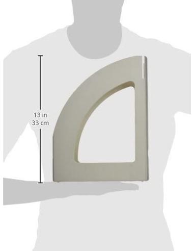 REVISTERO ECOGREEN BLANCO 100% RECICLADO Y RECICLABLE A4 Y FOLIO 250X80X320 MM GRIS ARCHIVO 2000 2003 GS