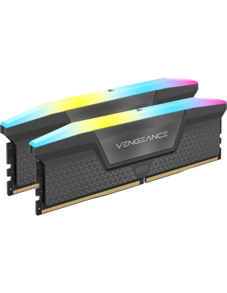 MEMORIA CORSAIR DDR5 32GB 2X16GB PC6000 VENGEANCE RGB CMH32GX5M2B6000Z30K