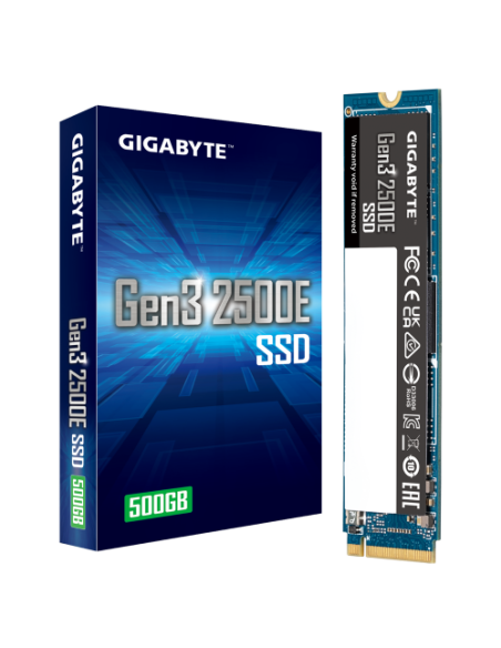 Gigabyte Gen3 2500E SSD 500GB M.2 PCI Express 3.0 NVMe