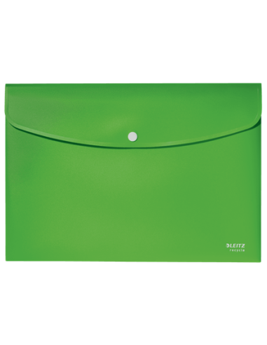 SOBRES POLIPROPILENO OPACO A4 CON BROCHE BOTON RECYCLE VERDE LEITZ 46780055