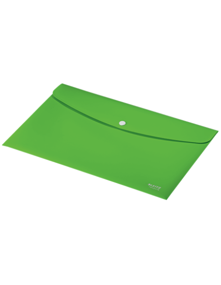 SOBRES POLIPROPILENO OPACO A4 CON BROCHE BOTON RECYCLE VERDE LEITZ 46780055