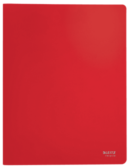 CARPETA POLIPROPILENO CON 40 FUNDAS A4 RECYCLE ROJO LEITZ 46770025