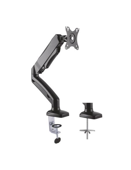 SOPORTE TV MONITOR AISENS MESA PRO GIRA INCL 65KG 3PIV1BRAZ 17-32 NEG DT27TSR-043