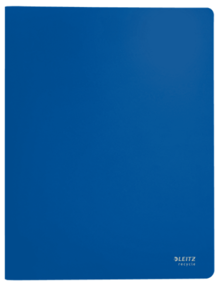 CARPETA POLIPROPILENO CON 20 FUNDAS A4 RECYCLE AZUL LEITZ 46760035