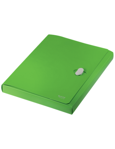 CARPETA POLIPROPILENO DE PROYECTOS 38MM Y CIERRE BROCHE GIRATORIO A4 RECYCLE VERDE LEITZ 46230055