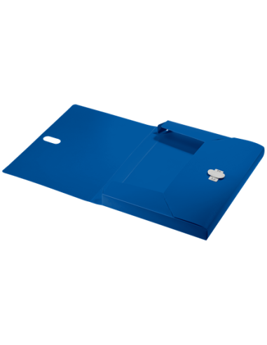 CARPETA POLIPROPILENO DE PROYECTOS 38MM Y CIERRE BROCHE GIRATORIO A4 RECYCLE AZUL LEITZ 46230035