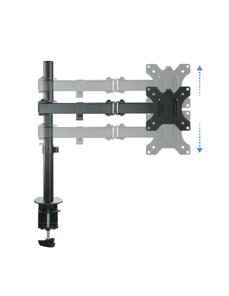 SOPORTE DE MESA MONITOR GIRA INCLI 1BRAZO 13-32 NEGRO TOOQ DB1032TN-B