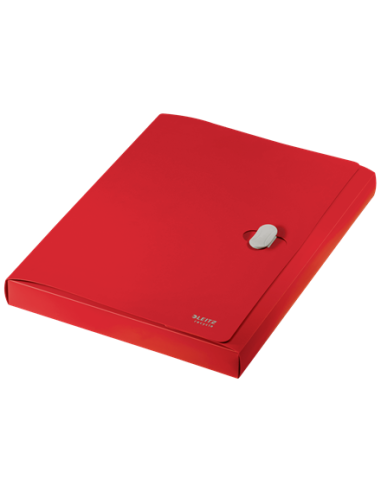 CARPETA POLIPROPILENO DE PROYECTOS 38MM Y CIERRE BROCHE GIRATORIO A4 RECYCLE ROJO LEITZ 46230025