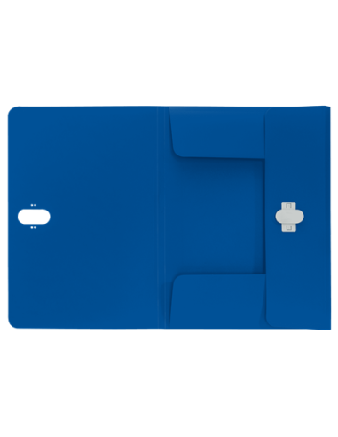 CARPETA POLIPROPILENO 3 SOLAPAS Y CIERRE BROCHE GIRATORIO A4 RECYCLE AZUL LEITZ 46220035