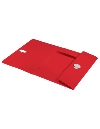 CARPETA POLIPROPILENO 3 SOLAPAS Y CIERRE BROCHE GIRATORIO A4 RECYCLE ROJO LEITZ 46220025