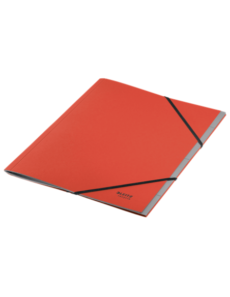 CARPETA CLASIFICADORA DE CARTON 6 POSICIONES A4 RECYCLE 100% ROJO LEITZ 39140025