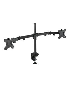 SOPORTE DE MESA MONITOR GIRA INCLI 2BRAZO 13-32 NEGRO TOOQ DB1232TN-B