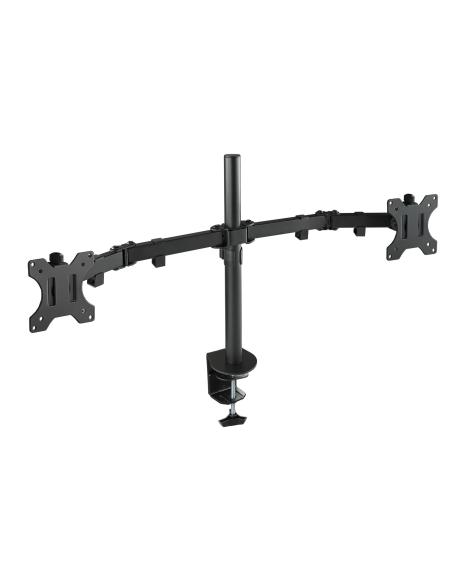 SOPORTE DE MESA MONITOR GIRA INCLI 2BRAZO 13-32 NEGRO TOOQ DB1232TN-B