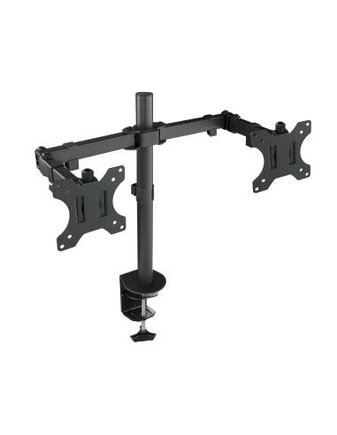 SOPORTE DE MESA MONITOR GIRA INCLI 2BRAZO 13-32 NEGRO TOOQ DB1232TN-B