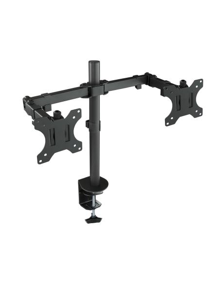 SOPORTE DE MESA MONITOR GIRA INCLI 2BRAZO 13-32 NEGRO TOOQ DB1232TN-B