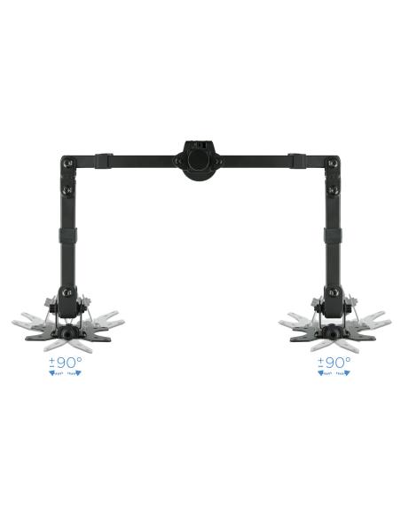 SOPORTE DE MESA MONITOR GIRA INCLI 2BRAZO 13-32 NEGRO TOOQ DB1232TN-B