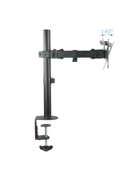 SOPORTE DE MESA MONITOR GIRA INCLI 2BRAZO 13-32 NEGRO TOOQ DB1232TN-B