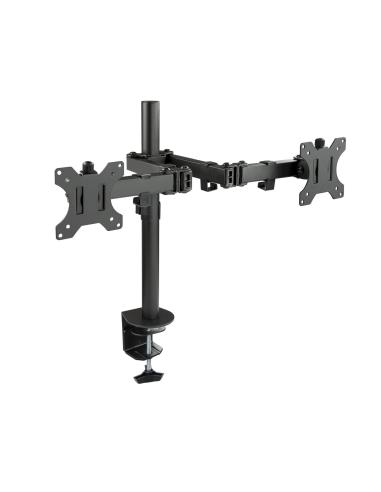 SOPORTE DE MESA MONITOR GIRA INCLI 2BRAZO 13-32 NEGRO TOOQ DB1232TN-B