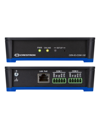 CRESTRON WIRED ETHERNET MODULE WITH 2 COM PORTS (CEN-IO-COM-102) 6507959