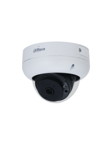 (DH-IPC-HDBW3441RP-AS-P-0210B) DAHUA CÁMARA IP DOMO ANTIVANDÁLICA WIZSENSE SERIE 3 METÁLICA 4MP CON INTELIGENCIA ARTIFICIAL LED 
