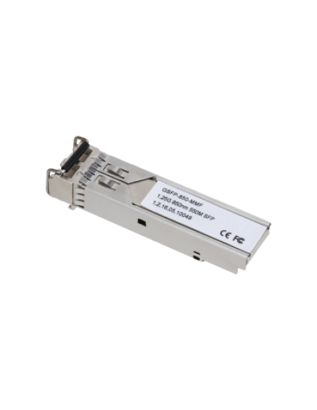(GSFP-850-MMF) DAHUA MÓDULO ÓPTICO GIGABIT TRANSCEPTOR DE FIBRA SFP MULTIMODO PUERTO LC ENVÍO 850NM RECEPCIÓN 850NM HASTA 550M