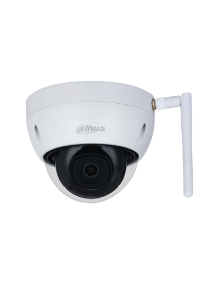 (DH-IPC-HDBW1430DEP-SW-0280B) DAHUA CÁMARA IP DOMO ANTIVANDÁLICA 4MP H265 DOBLE LED IR PAL WI-FI 2.8MM