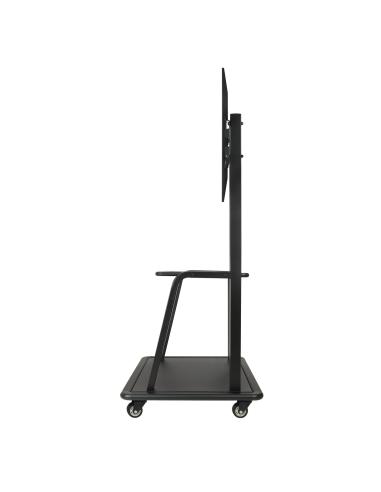 SOPORTE DE SUELO CON RUEDA TVMONITOR 37-100 NEGRO TOOQ FS20100M-B