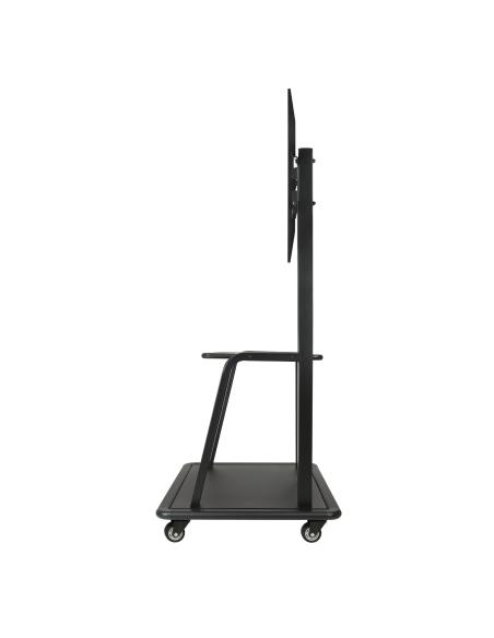 SOPORTE DE SUELO CON RUEDA TVMONITOR 37-100 NEGRO TOOQ FS20100M-B