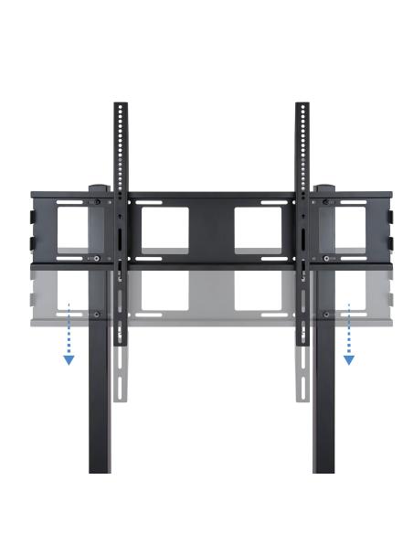 SOPORTE DE SUELO CON RUEDA TVMONITOR 37-100 NEGRO TOOQ FS20100M-B