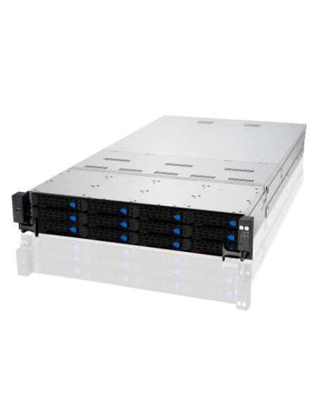 ASUS RS720A-E11-RS12 Socket SP3 Bastidor (2U) Plata