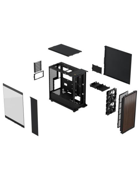 FRACTAL CAJA NORTH NEGRA CARBON CRISTAL TEMPLADO DARK TINT FD-C-NOR1C-02