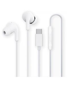 AURICULARES C/MICROFONO XIAOMI MI DUAL DRIVER EARPHONES BLANCO ESTEREO USB-C / ANC / CONTROL EN CABLE / IPX4 / BHR8931GL