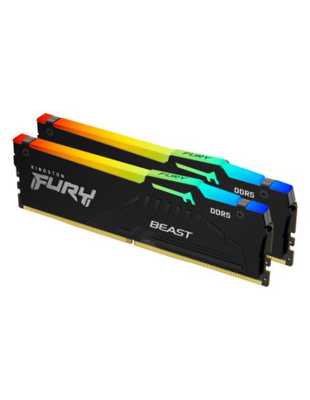 Kingston Technology FURY Beast RGB módulo de memoria 32 GB 2 x 16 GB DDR5 5600 MHz