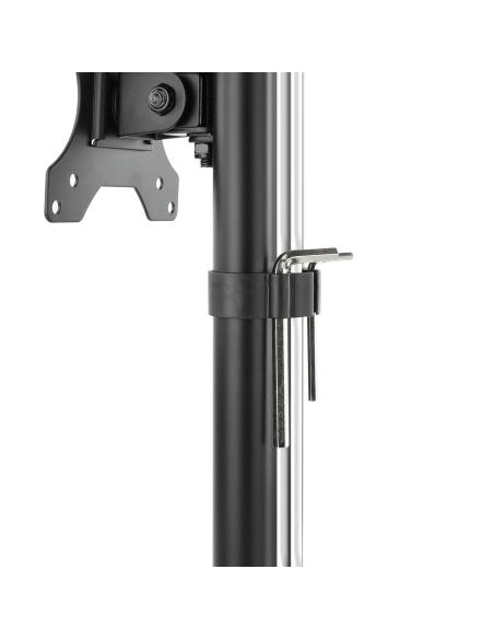 SOPORTE DE MESA MONITOR GIRA INCLI 1BRAZO 17-27 NEGRO TOOQ DB1127TN-B