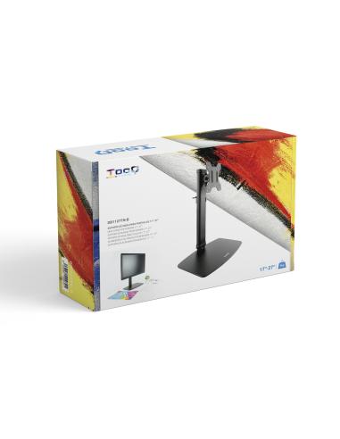 SOPORTE DE MESA MONITOR GIRA INCLI 1BRAZO 17-27 NEGRO TOOQ DB1127TN-B