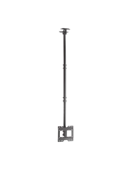 SOPORTE TV MONITOR AISENS TECHO GIRA INCL EXTEN 50KG 23-43 NEGRO CT43TSE-053