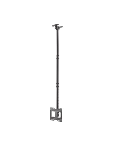 SOPORTE TV MONITOR AISENS TECHO GIRA INCL EXTEN 50KG 23-43 NEGRO CT43TSE-053