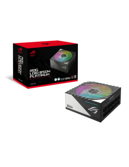 ASUS ROG Loki SFX-L 850W Platinum unidad de fuente de alimentación 24-pin ATX Negro, Plata