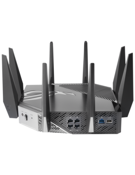 ASUS GT-AXE11000 router inalámbrico Gigabit Ethernet Tribanda (2.4 GHz / 5 GHz / 6 GHz) Negro