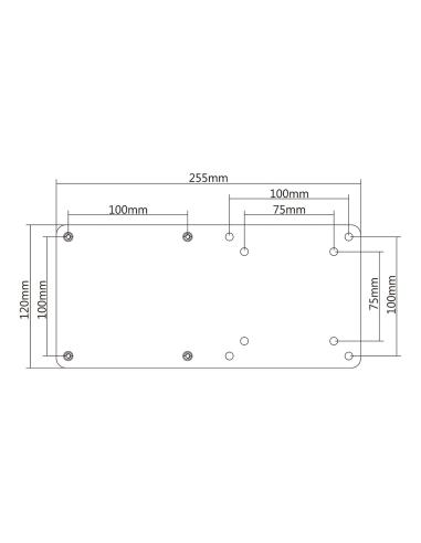 SOPORTE VESA PARA CPUMINI PC AISENS NEGRO MPC01-055