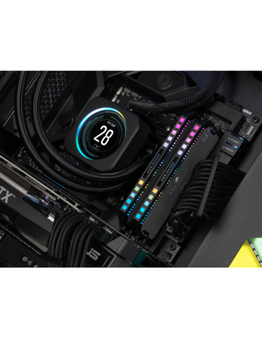 MEMORIA CORSAIR DDR5 32GB 2X16GB PC5200 DOMINATOR PLATINUM RGB CMT32GX5M2B5200Z40