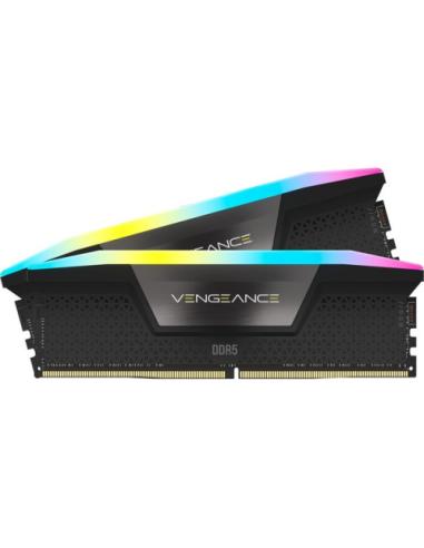 MEMORIA CORSAIR DDR5 64GB 2X32GB PC5200 VENGEANCE RGB CMH64GX5M2B5200C40