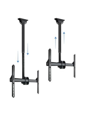 SOPORTE TECHO MONITORTV 32-70 GIRATORIO INCLINA EXTEN NEGRO TOOQ LPCE1170TSLI-B
