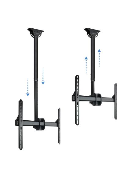 SOPORTE TECHO MONITORTV 32-70 GIRATORIO INCLINA EXTEN NEGRO TOOQ LPCE1170TSLI-B